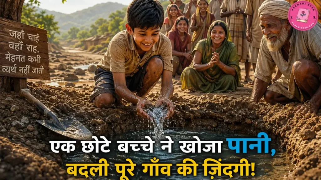 Inspirational Village Story boy finding water in village